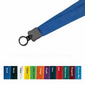 1" Cotton Lanyard w/ O-Ring (Blank)